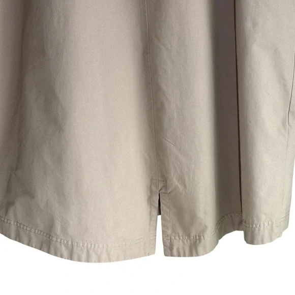 Coldwater Creek Hooded Raincoat Trench Coat Women’s L (14–16) Beige Tan Lined - Picture 5 of 16